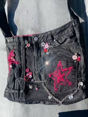 star denim bag star denim bag